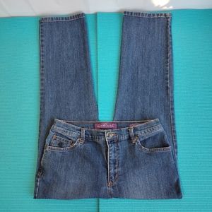 Gloria Vanderbilt Amanda Womens Straight Jeans 10P Short